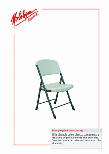 166.Silla plegable cat