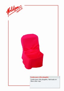 171.Funda para silla catering roja cat